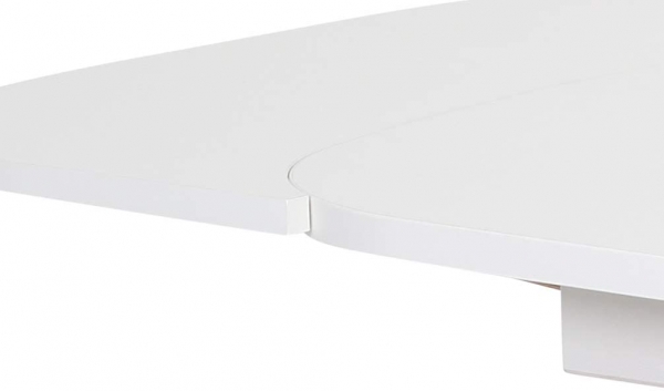 Couchtisch Colin Weiß | Lift | ausziehbar + höhenverstellbar | B/T/H 107-156x67x52-71cm